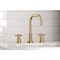 Kingston Brass FSC8933DX Concord Widespread Bathroom Faucet W/ Brass Pop-Up, Brass FSC8933DX - alternate 6